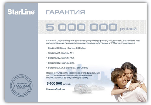 Гарантия 5 000 000 рублей на диалоговый код